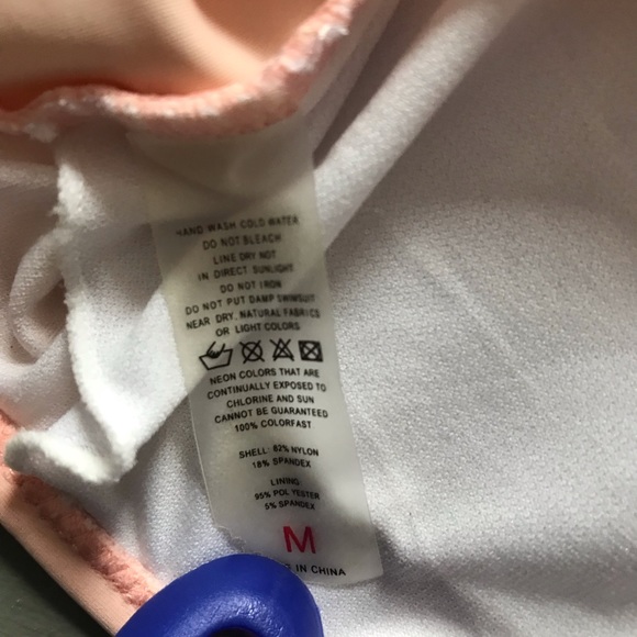 Pink Flowy Bikini Top, Size Medium - Picture 3 of 3